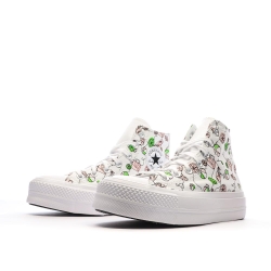 Baskets Blanches/Noires Femme Converse Lemonade