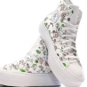 Baskets Blanches/Noires Femme Converse Lemonade