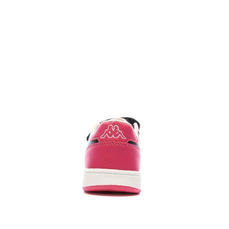 Baskets Noires/Roses Fille Kappa Malone