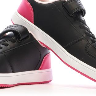 Baskets Noires/Roses Fille Kappa Malone