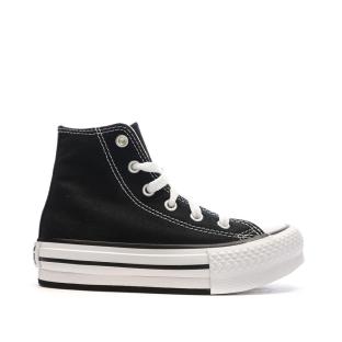 Baskets Noires Fille Converse All Star Eva Lift