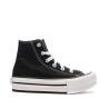 Baskets Noires Fille Converse All Star Eva Lift