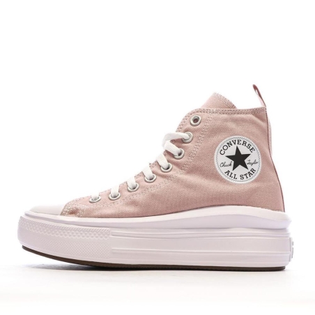 Baskets Roses Fille Converse All Star Move Platform A08745C