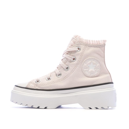 Baskets Rose Clair Fille Converse Lugged
