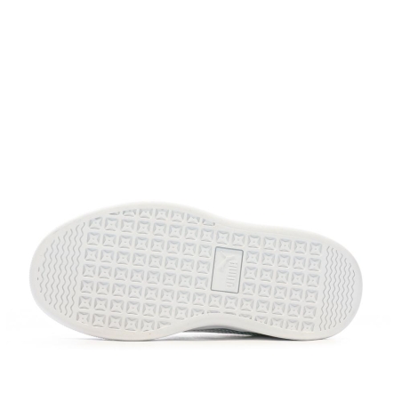 Baskets Rose/Gris pailleté Fille Puma Vikky Rainbow