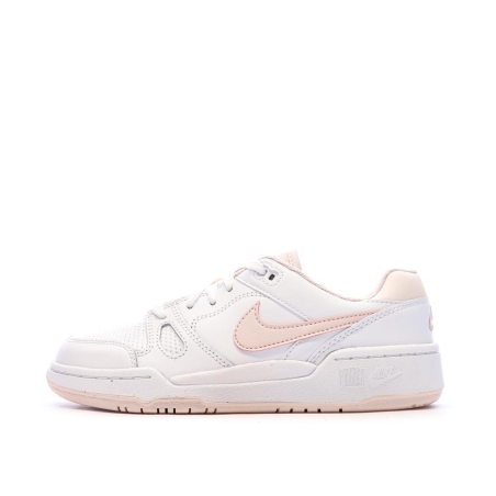 Baskets Blanc/Rose Fille Nike Full Force Lo
