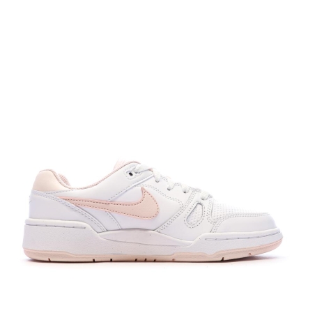 Baskets Blanc/Rose Fille Nike Full Force Lo