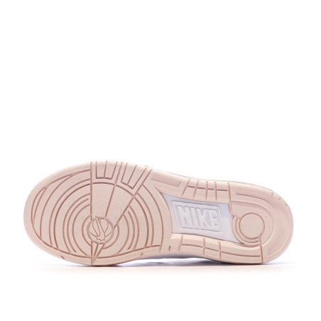 Baskets Blanc/Rose Fille Nike Full Force Lo