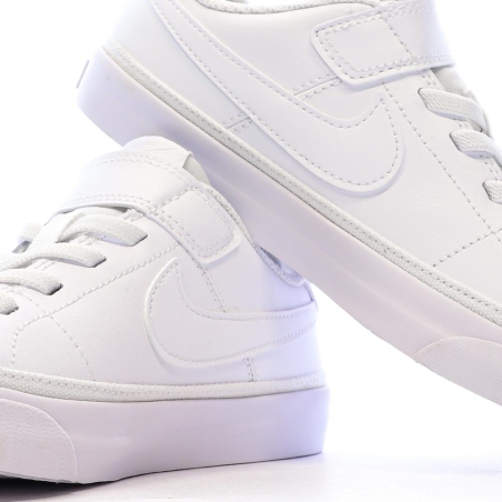 Baskets Blanches Fille Nike Court Legacy