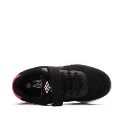 Baskets fille Umbro Nateo Noir/Rose – Style et confort sportif