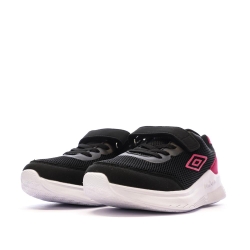 Baskets fille Umbro Nateo Noir/Rose – Style et confort sportif