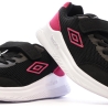 Baskets fille Umbro Nateo Noir/Rose – Style et confort sportif