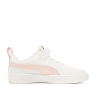 Baskets Blanches/Rose Fille Puma Rickie