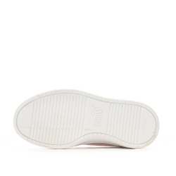 Baskets Blanches/Rose Fille Puma Rickie