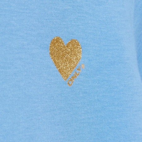 T-shirt Bleu Fille Kids Only Kita
