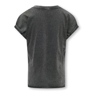 T-shirt Gris Fille Kids ONLY Life Amore