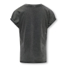 T-shirt Gris Fille Kids ONLY Life Amore