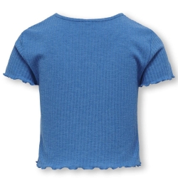 T-shirt Bleu Fille Only Kids Ognella