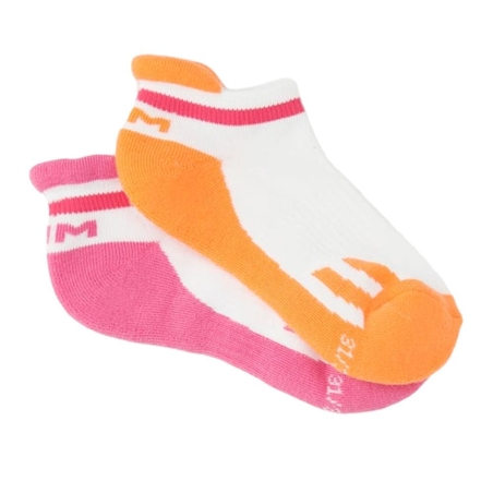 x2 Paires de Chaussettes Rose/Orange Fille Dim D0B47