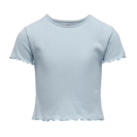 T-shirt Bleu Clair Fille Only Kids Ognella