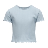 T-shirt Bleu Clair Fille Only Kids Ognella