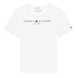 T-shirt Blanc Fille Tommy Hilfiger Essential