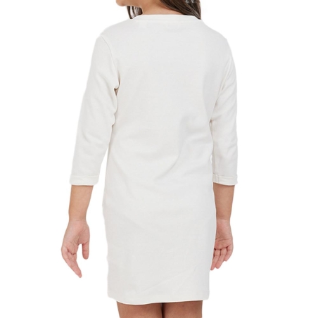 Robe Blanches Fille Guess Sleeves