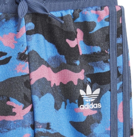 Survêtement Bleu Fille Adidas HK0319