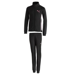 Survêtement Noir/Rose Fille Puma S G Tricot Suit Cl