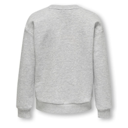 Sweat Gris Fille Kids ONLY Gyda