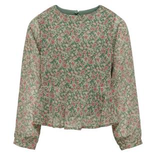 Blouse Fluide Vert/Rouge Fille Kids ONLY Kogdora