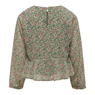 Blouse Fluide Vert/Rouge Fille Kids ONLY Kogdora