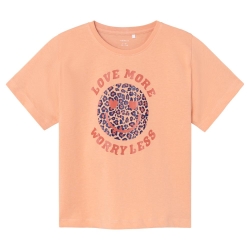 T-shirt Orange Fille Name it Nyla