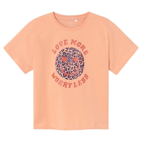 T-shirt Orange Fille Name it Nyla