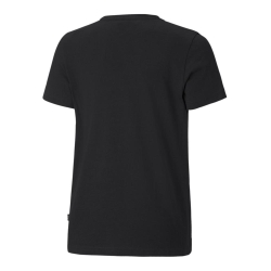 T-shirt Noir Garçon Puma ESS Logo Tee