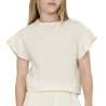 T-Shirt Blanc Fille Kids ONLY Kogthyra