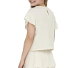 T-Shirt Blanc Fille Kids ONLY Kogthyra