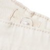 Pantalon en Toile Beige Fille Name it Wide Twill