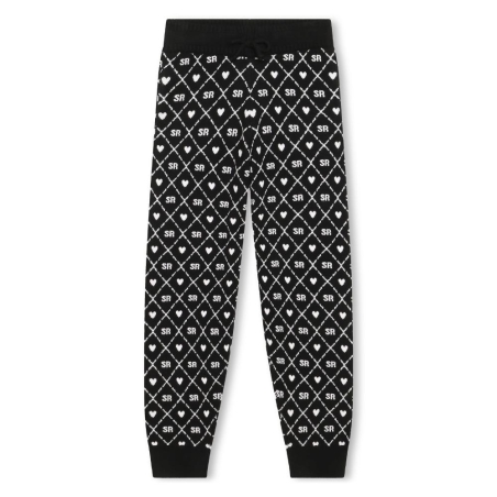 Jogging Noir/Blanc Ado Sonia Rykiel A14019