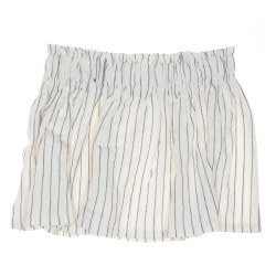 Jupe Beige à Rayures Fille EOM Relome