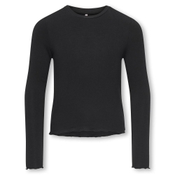 T-Shirt Noir Fille Kids ONLY Gamour