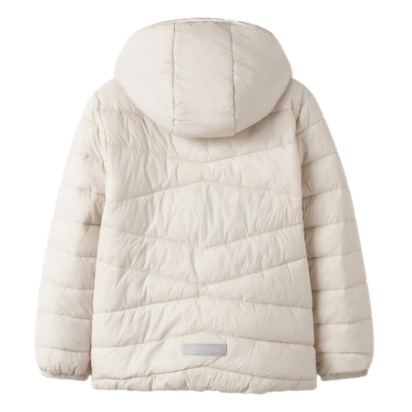Doudoune Blanche Fille Name it Marble