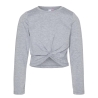 T-Shirt Manches Longues Gris Fille Vero Moda Vmjoy Knot