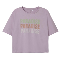 T-shirt Mauve Fille Name it Mlasso