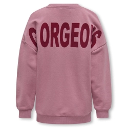 Sweat Rose Fille ONLY Georgia
