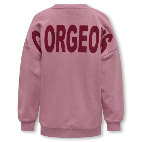 Sweat Rose Fille ONLY Georgia