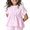 T-Shirt Rose Fille Kids ONLY Life KMGTHYRA