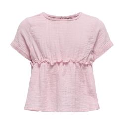 T-Shirt Rose Fille Kids ONLY Life KMGTHYRA