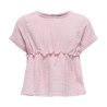 T-Shirt Rose Fille Kids ONLY Life KMGTHYRA