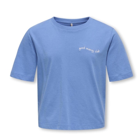 T-Shirt Bleu Fille Kids ONLY Kogrex